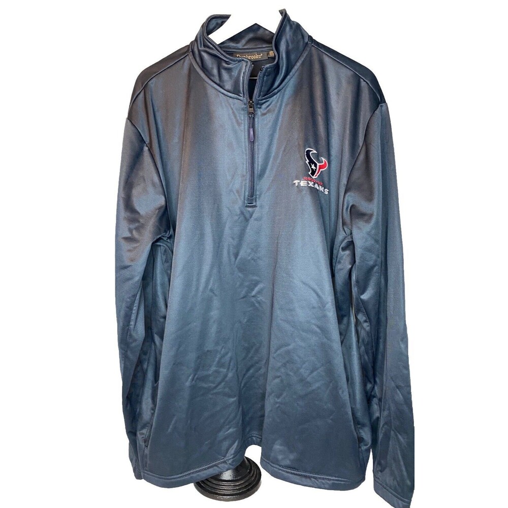Houston Texans Dunbrooke Lightweight Full Zip Jacket Blue Mens Sz XXL